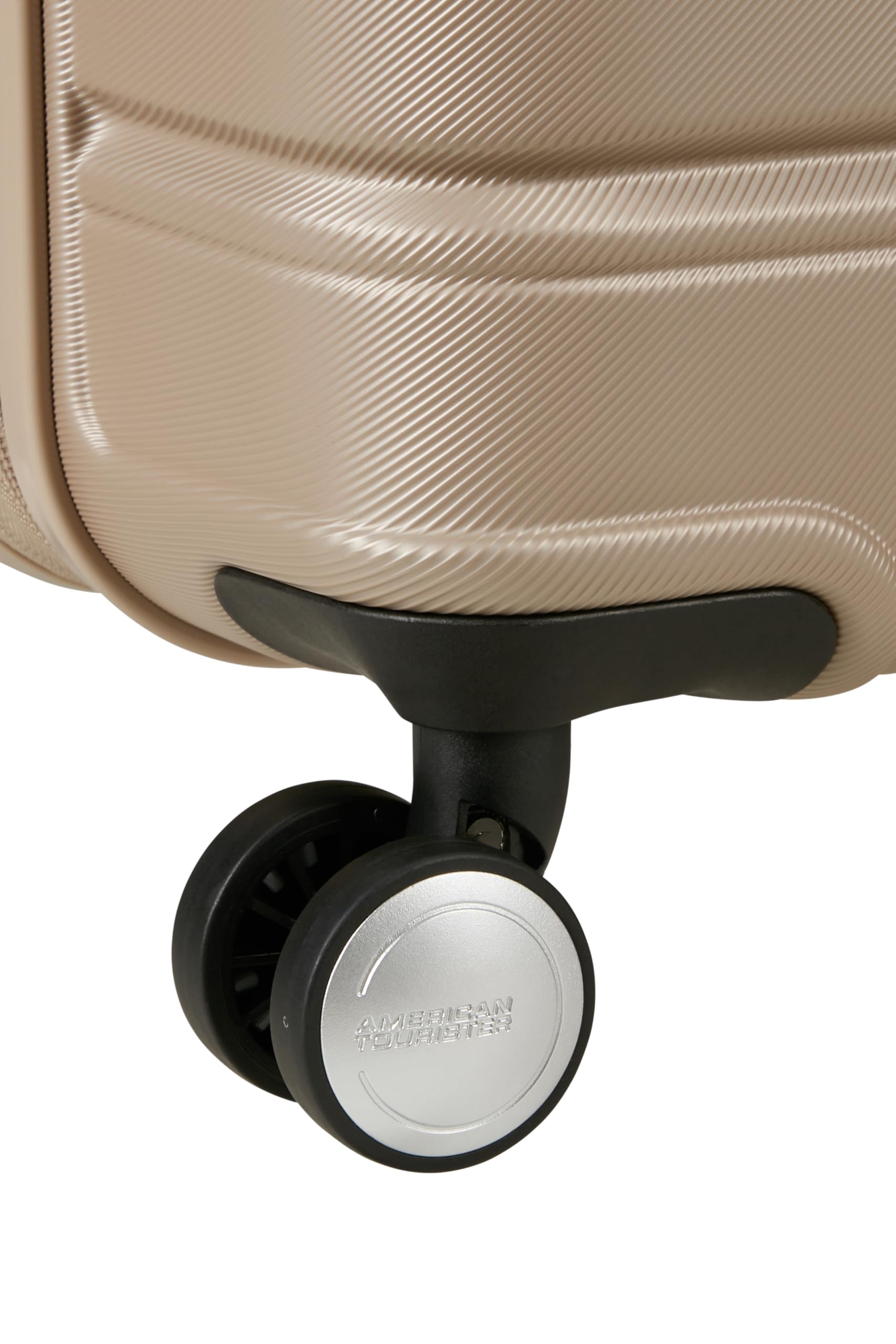 American Tourister Flashline, Twarda Obudowa Bagażu Podręcznego 55 X 40 X 20 cm, Wózek Kabinowy Dla Ryanair i Większości Linii Lotniczych, 34 L, Złoto Kości Słoniowej