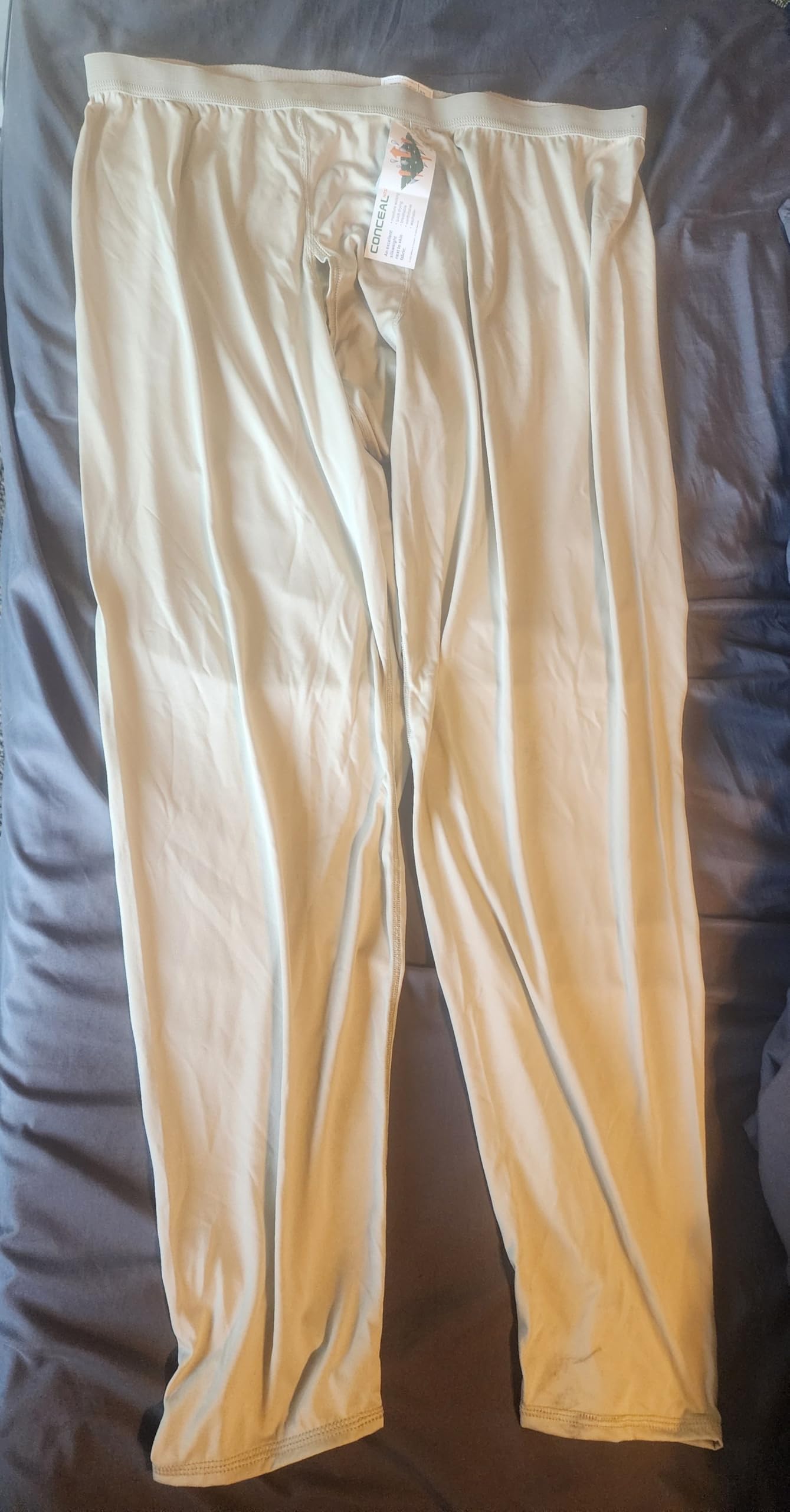 Military Ultra Lightweight Thermal Underwear Bottoms (Package of 2). Size XXL. Ivory