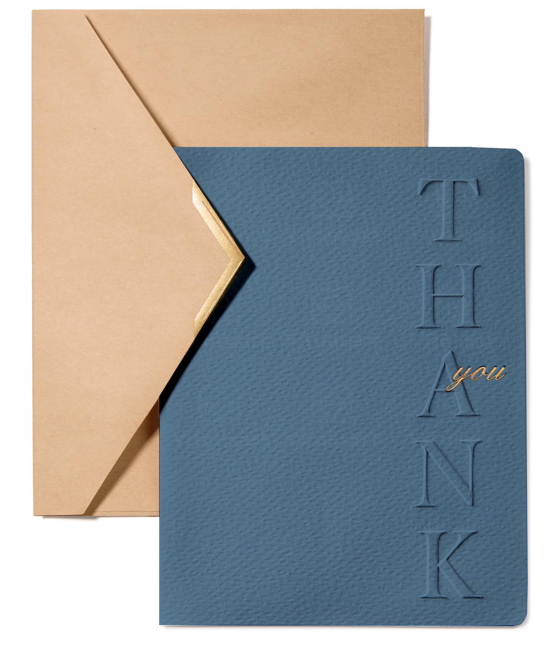 Vitalizart Thank You Cards & Envelopes 16 Pcs Greeting Cards Dusty Blue