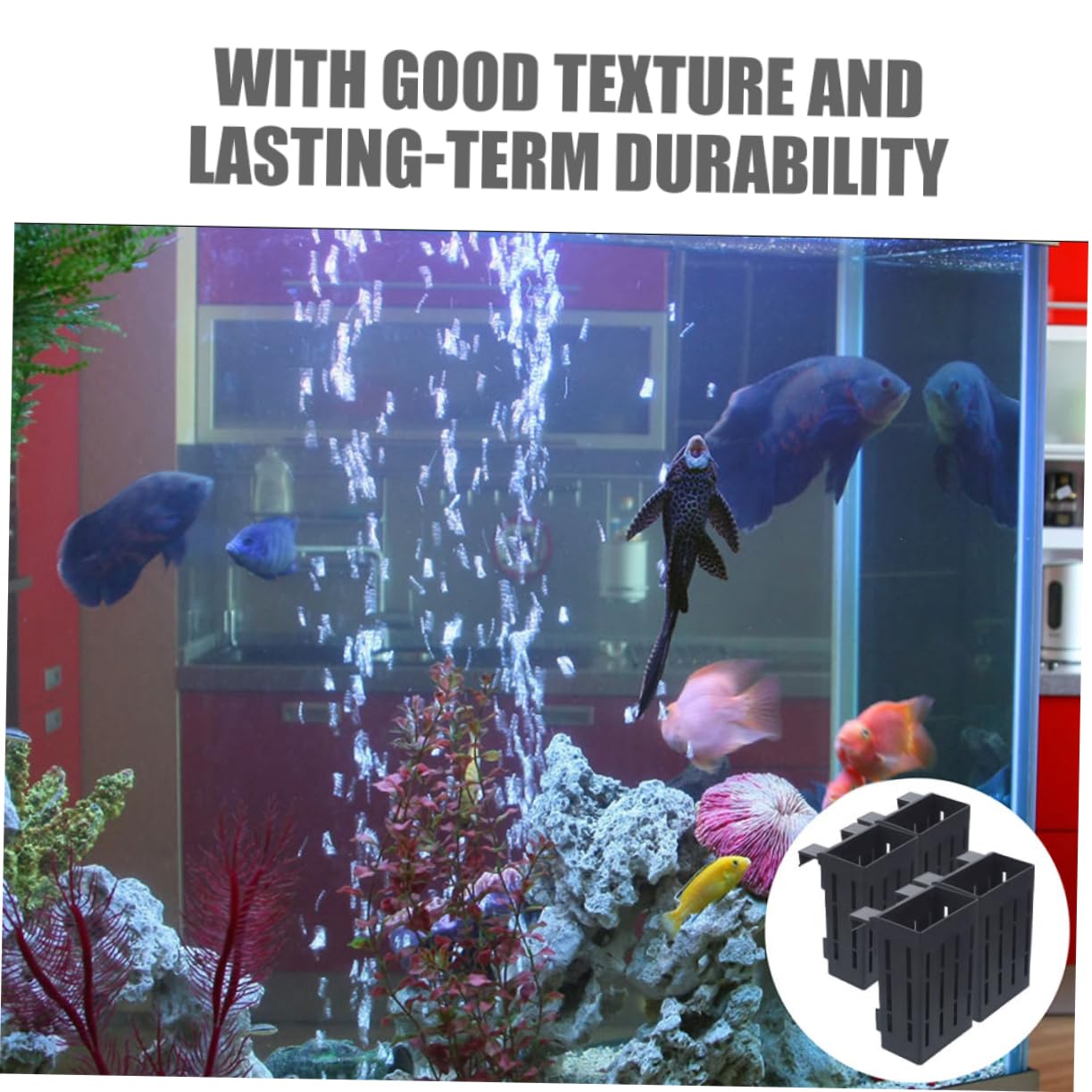 HANABASS 12stücke Aquarium Pflanzenhalter Hängende Töpfe Für Wasserpflanzen Robuste Und Langlebige Plastikstruktur Für Aquarien Und Hydroponik-Dekoration