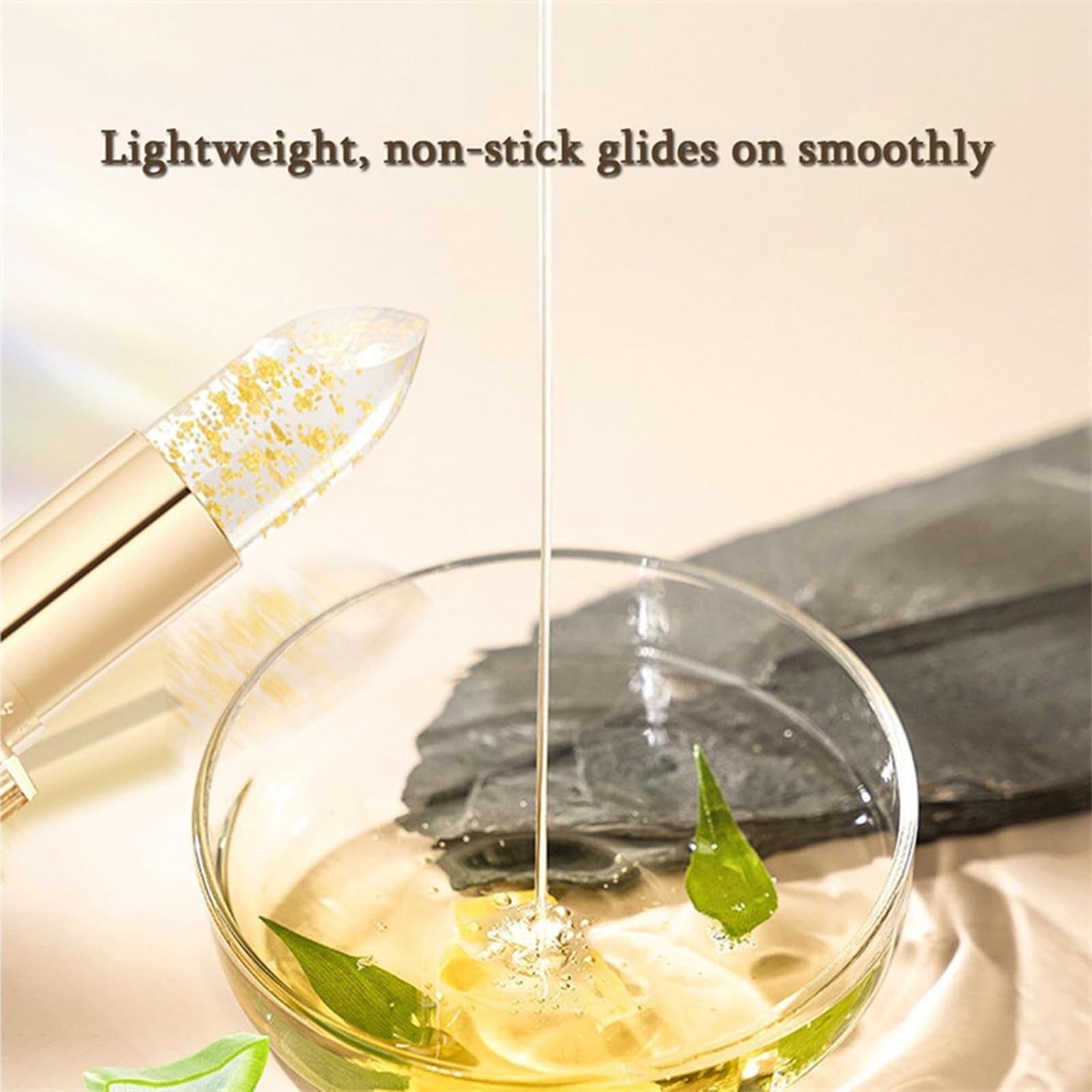 Rossetto termoattivo con cambio di colore PH - 24 ore di tenuta | Balsamo per labbra a foglia d'oro, rossetto che cambia colore | Balsamo idratante per labbra e rossetto PH-adattativo per donne (1 - 5