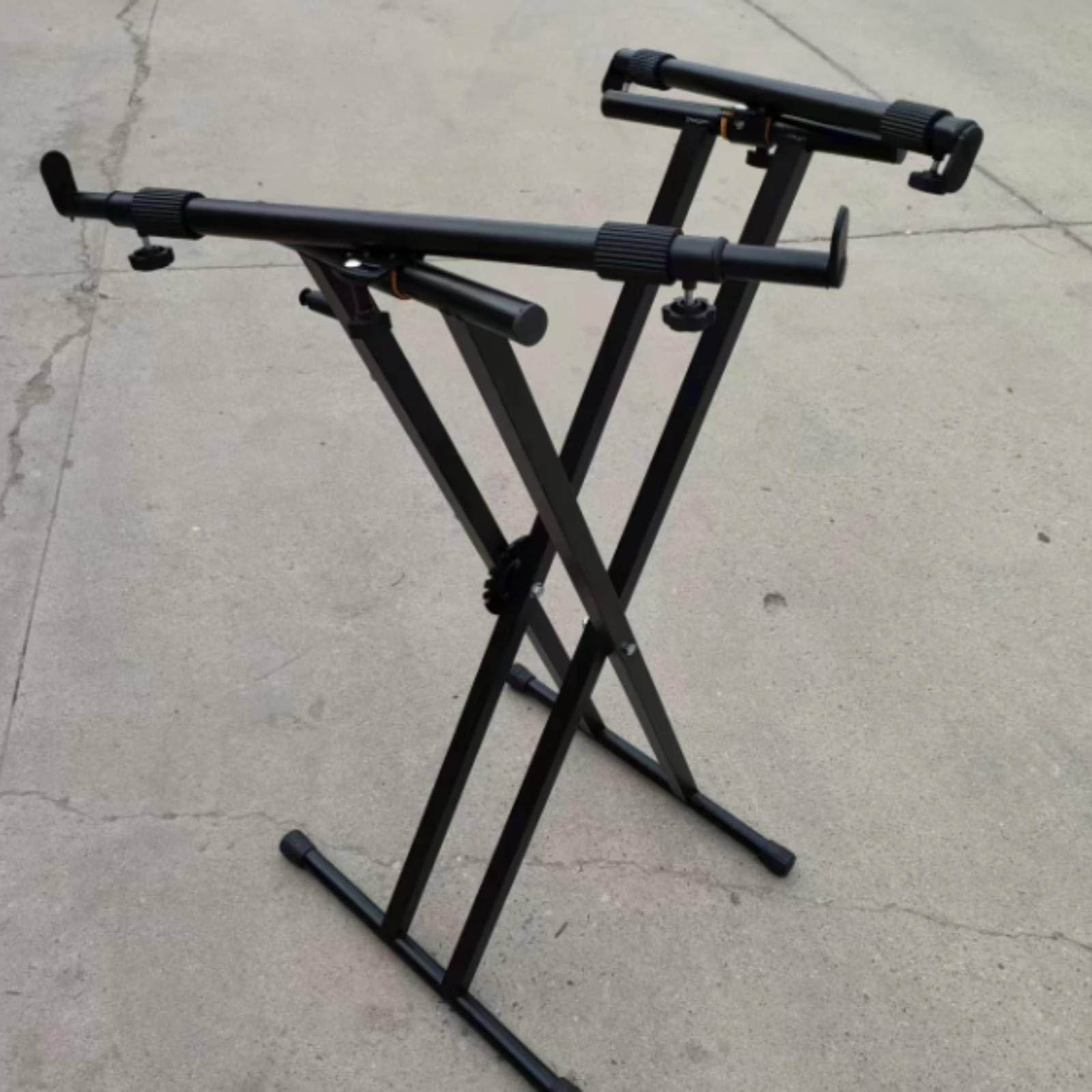 Dulcimer Ständer Verstellbarer Musikständer Hammered Dulcimer Instrumentenhalter Zusammenklappbar aus Eisen mit Breiter Basis für Studio Zuhause Musiker , Sitzendes Yangqin-Stativ
