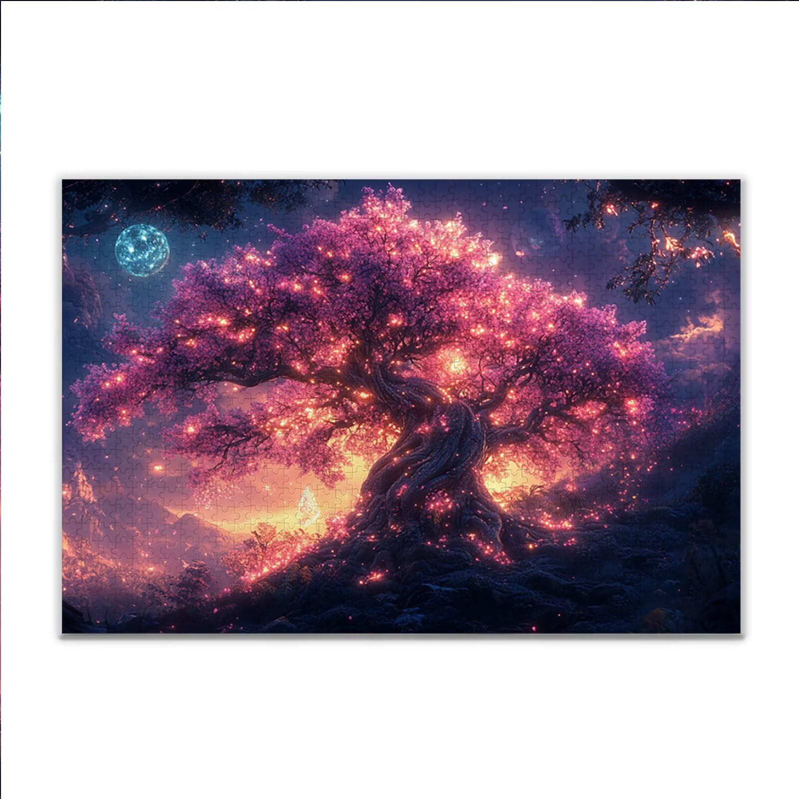Puzzle 4000 Piezas Adultos Puzzle Fantasía Paisaje Rompecabezas Adultos XXL 140 x 87cm, Impossible Rompecabezas, Jigsaw Arte Juego Educa Familiar Aliviar El Estrés, Regalos para Hombres y Mujeres X-0