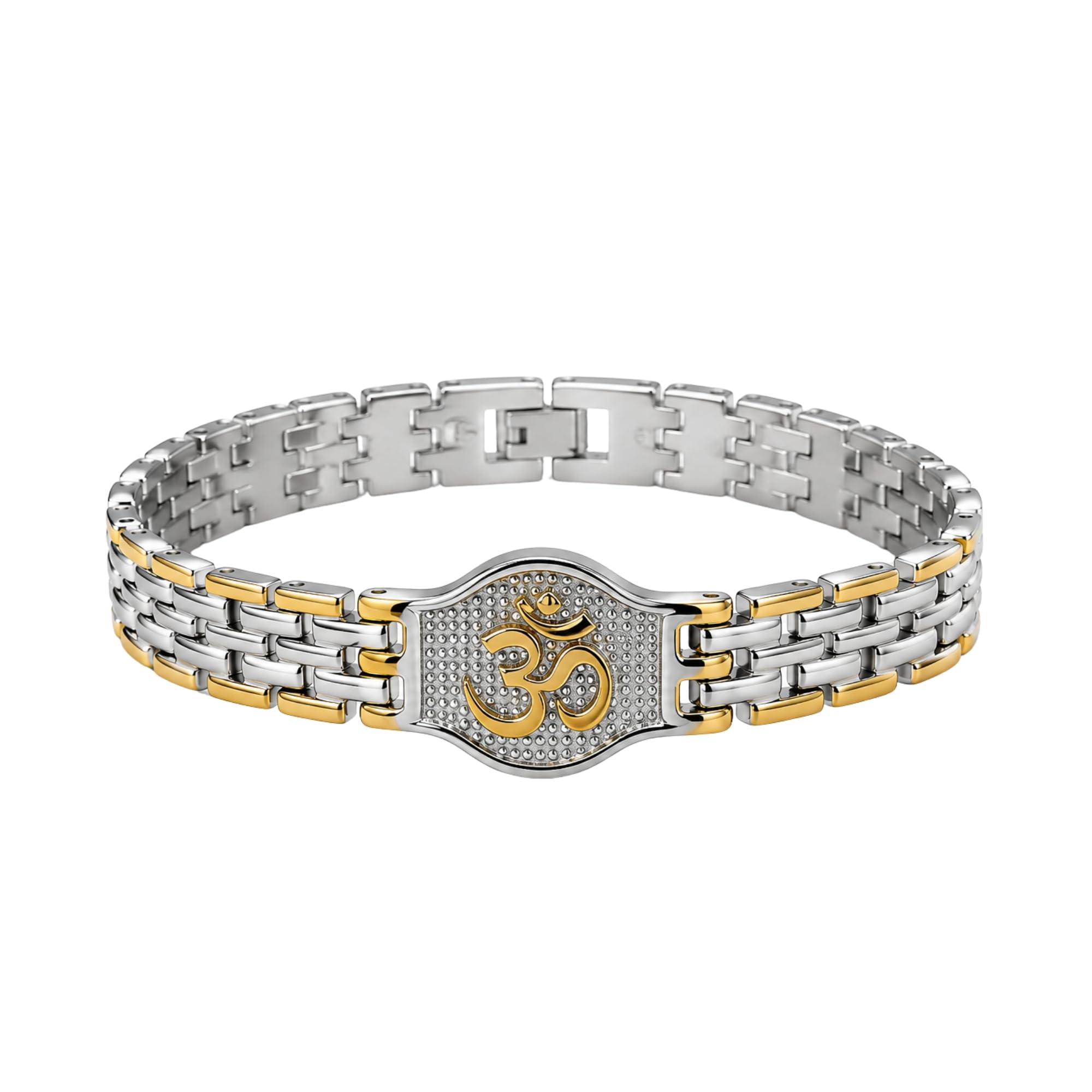 Adjustable Foldover Bracelet for Men Classic Link Chain Fashion Bracelet-image-27