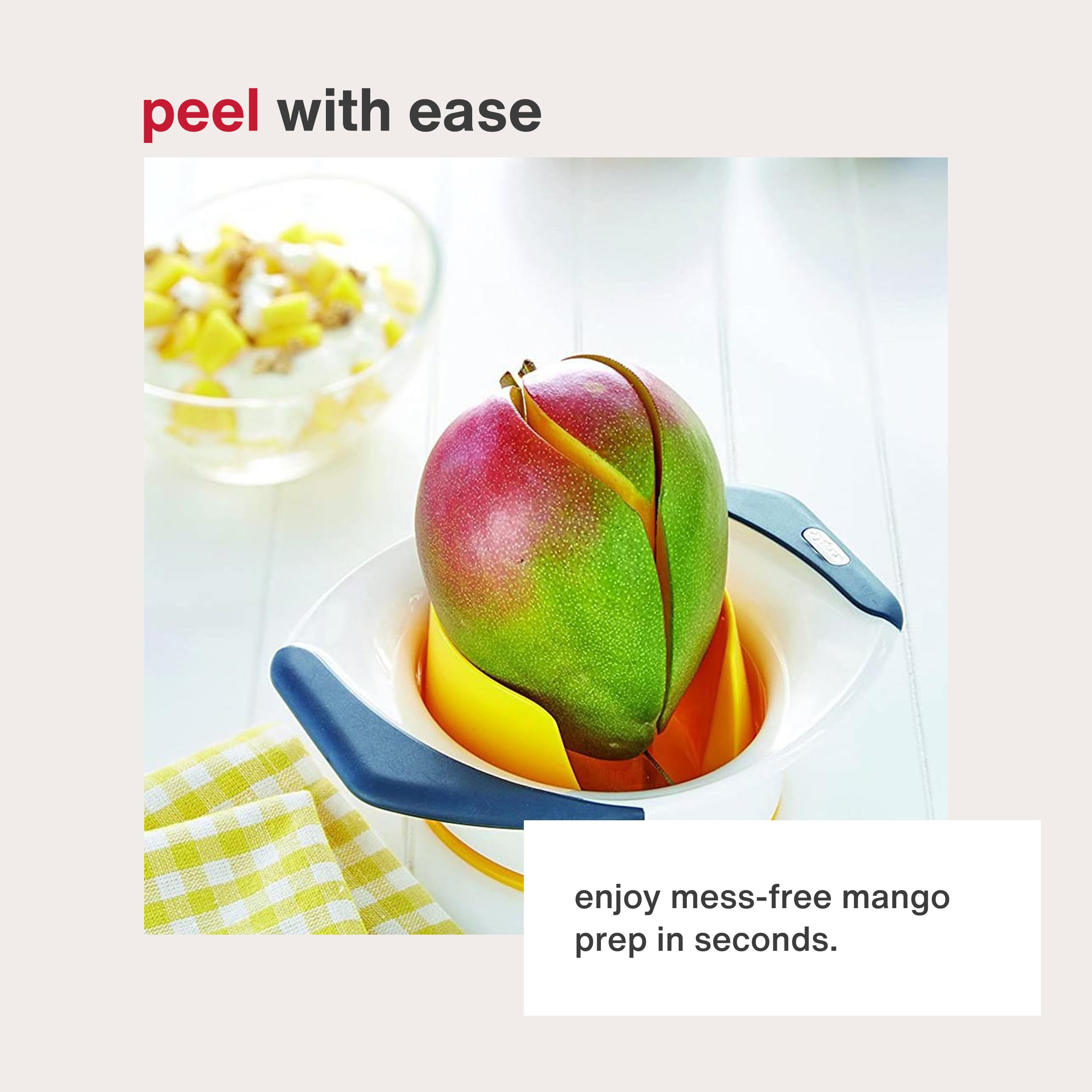 ZYLISS 3 in 1 affettatrice per mango, pelapatate e rimuovi pozzi
