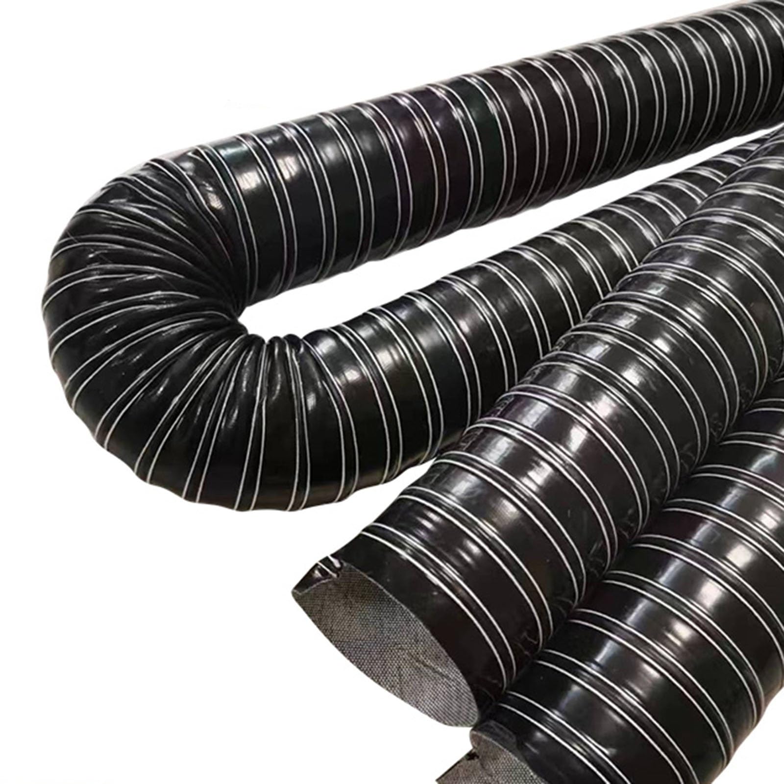 Tuyau flexible isolé de 4 m pour CVC, ventilateur d'extraction, plage de -94 à 300 °C, conduits d'intérieur et d'extérieur