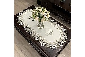 Upgraded Elegant Lace Coffee Tablecloth for Living Room