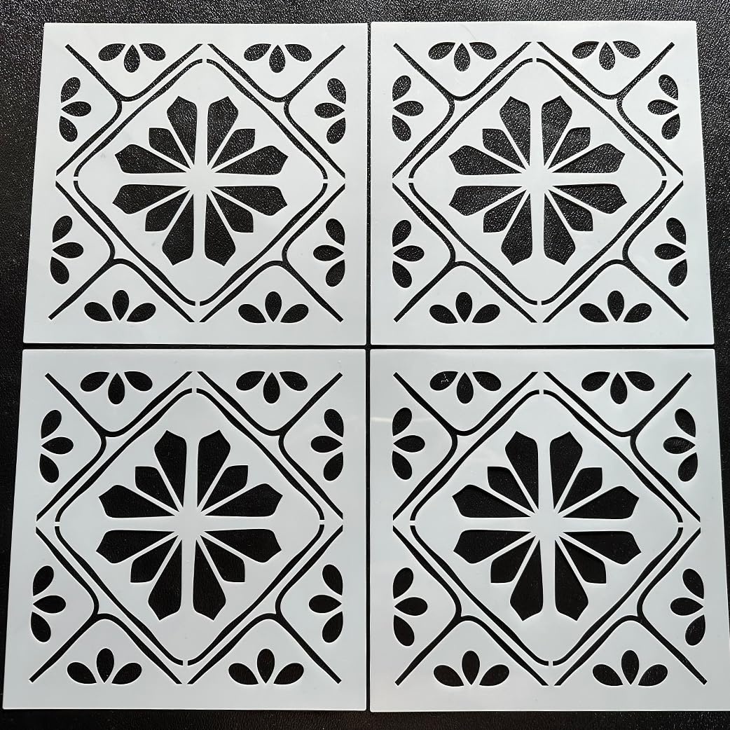 amazon-com-hellathund-4pcs-reusable-tile-stencils-8x8-concrete-stencils-for-patio-stencils-for-painting-floors-wall-stencils-for-painting-tools-home-improvement