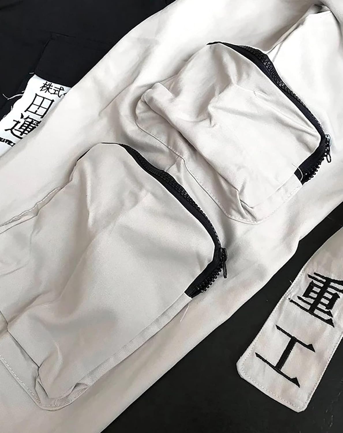 Niepce Inc Men's Japanese Streetwear Techwear Cargo Pants with Design - Image 6