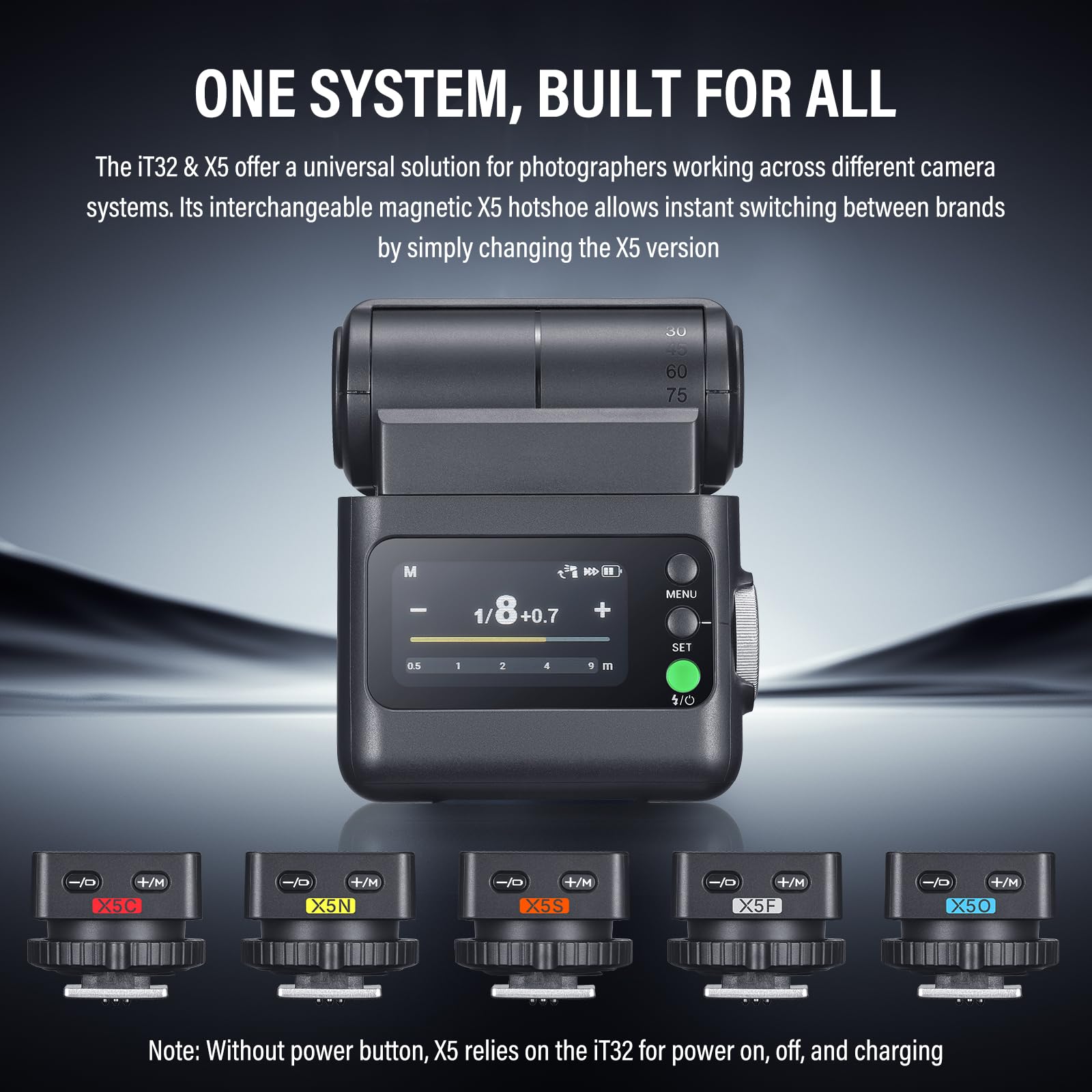 Godox IT32 Flash TTL 2.4G GN18 Sony Camera
