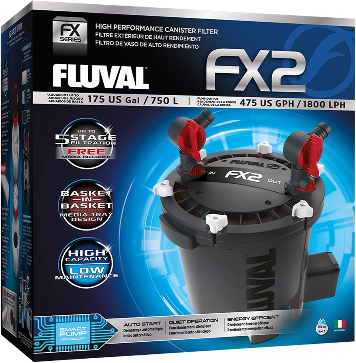 Fluval FX2 High Performance Canister Filter Amazon.in Pet Supplies