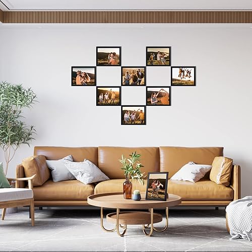 Miniatura 5 de Giftgarden Juego de 12 portarretratos negros de 8.5 x 11 pulgadas, varios marcos de 8.5 x 11 pulgadas a granel para certificado de premio, diploma