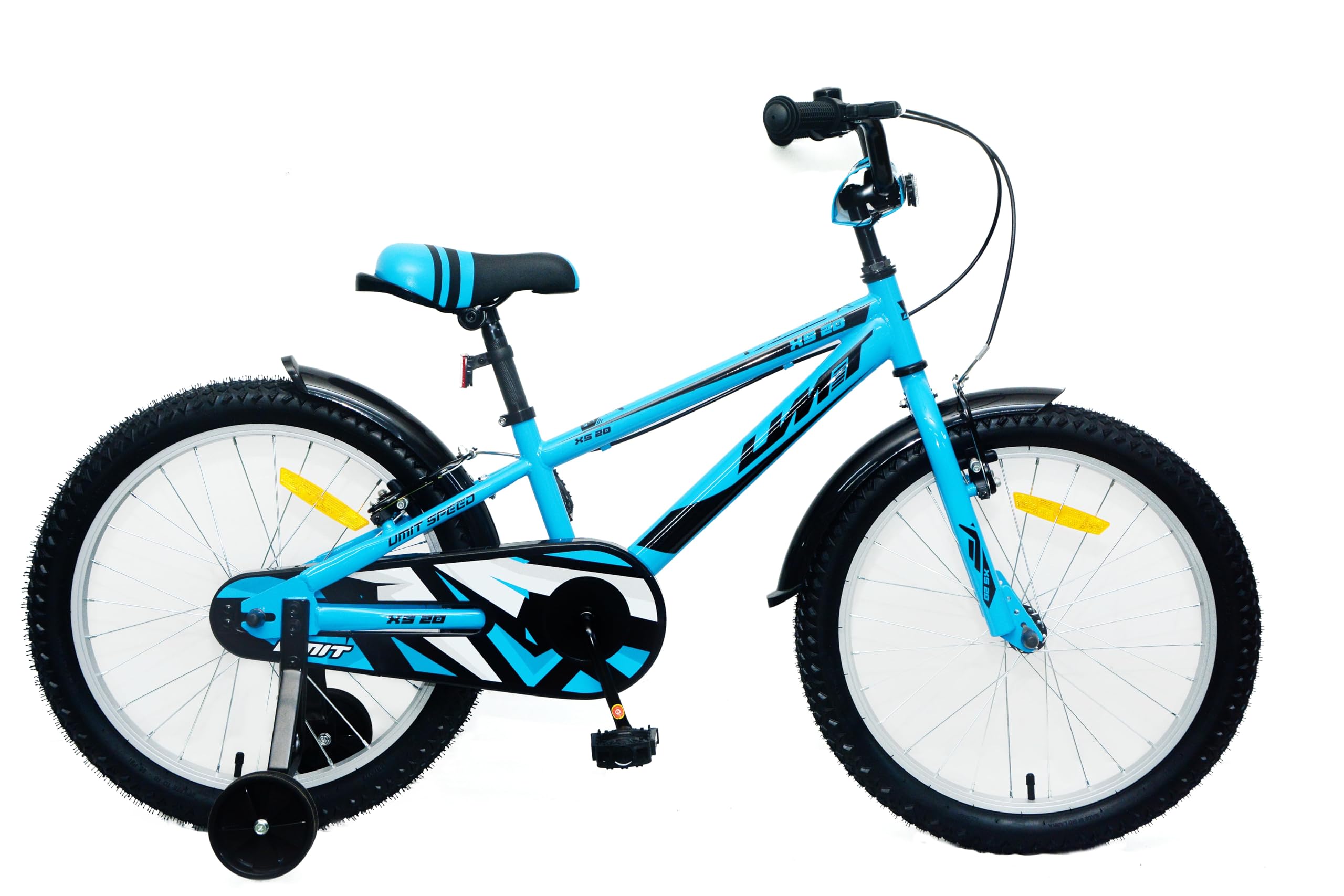 Bicicleta 20 Pulgadas niño | Bicicleta niño 6-10 años + Frenos V-Break + Estabilizadores + Cuadro Acero | Segura y Resistente
