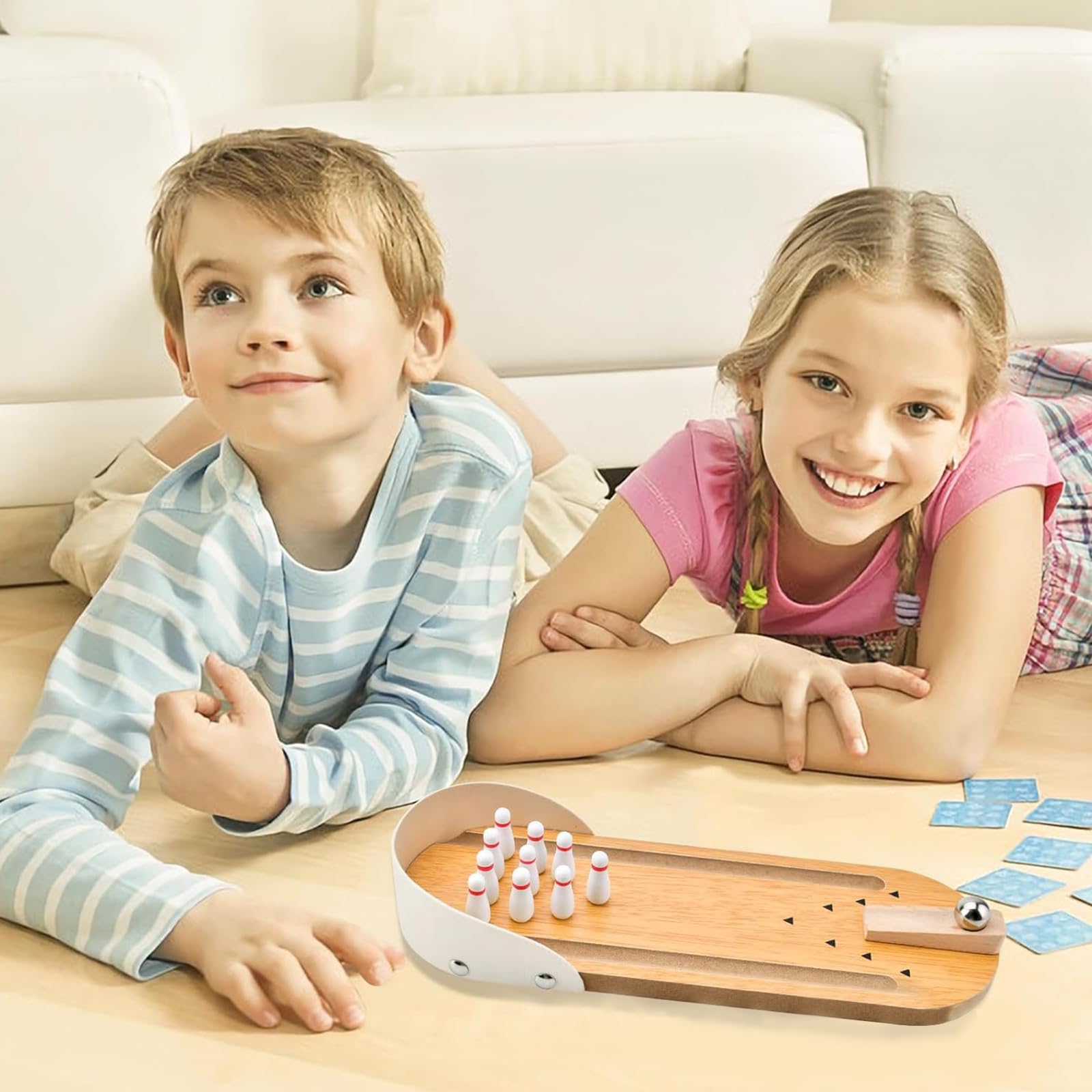 Jeu De Bowling De Table Miniature Portable - Pour Bureau, Maison, Bar | Décompression Pour Enfants Et Adultes