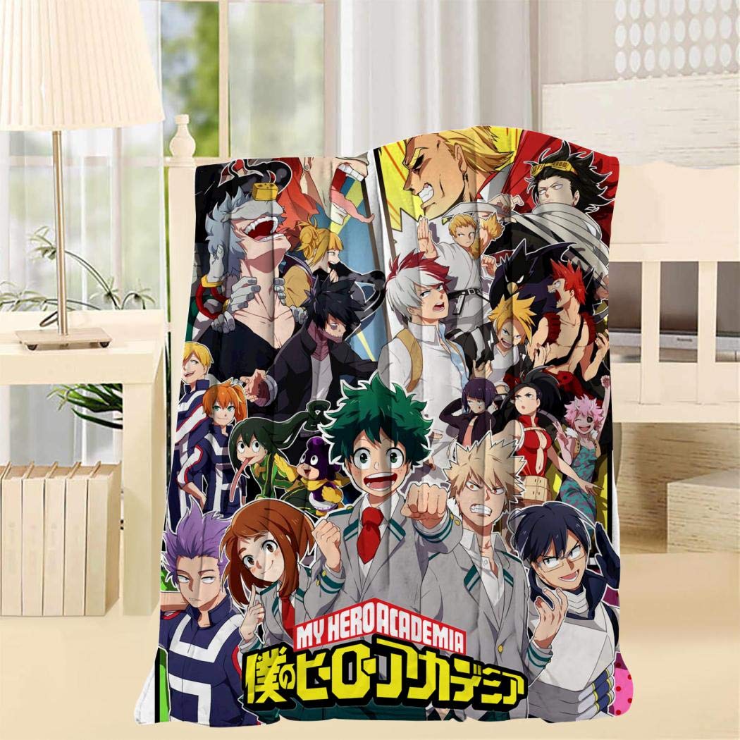 DAJIJI My-Hero-Academia Blanket soft Cute interesting durable 3D full-frame  printing Sofa blanket Twin 60x80inch : Amazon.co.uk: Home & Kitchen