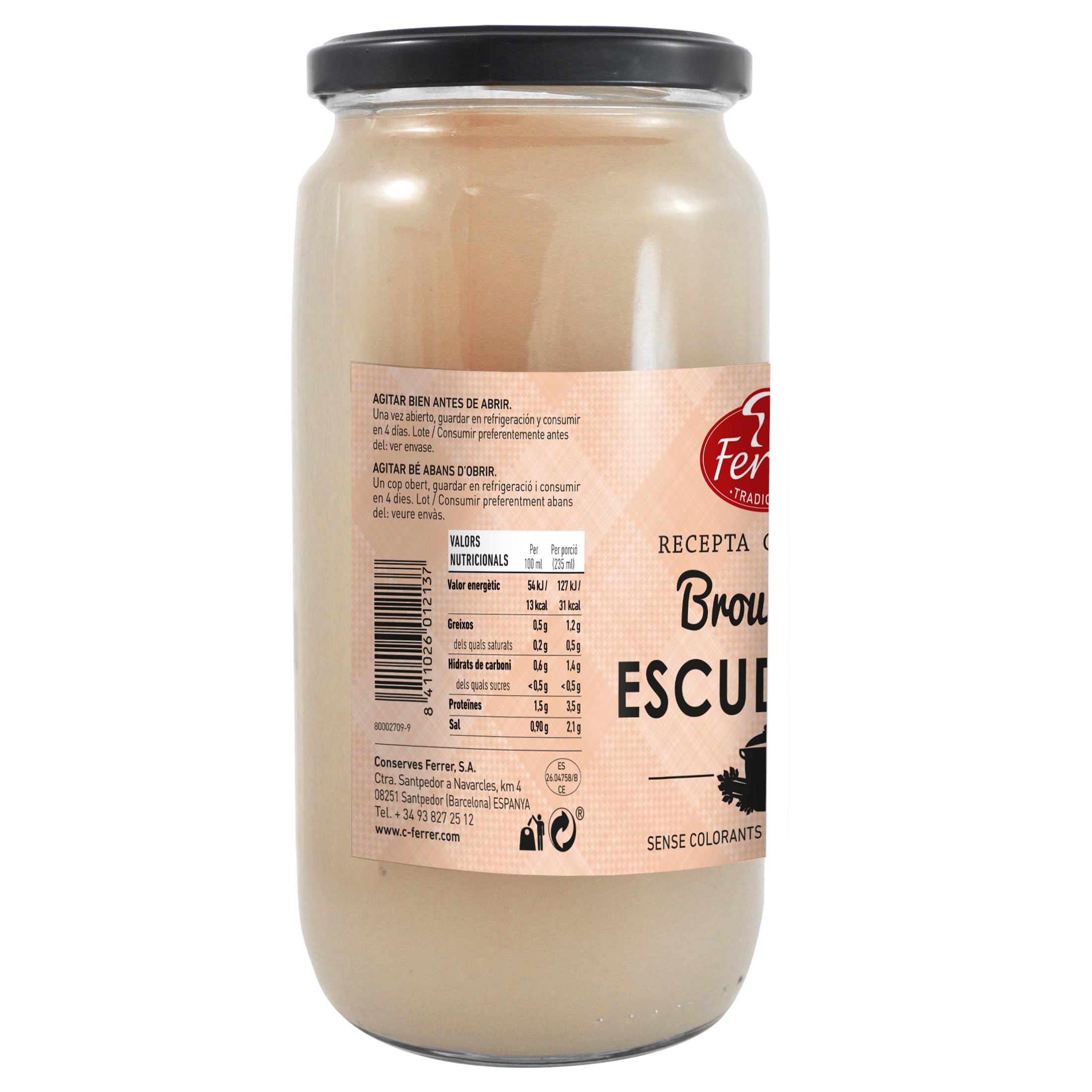 BROU PER A ESCUDELLA 940 ml FERRER