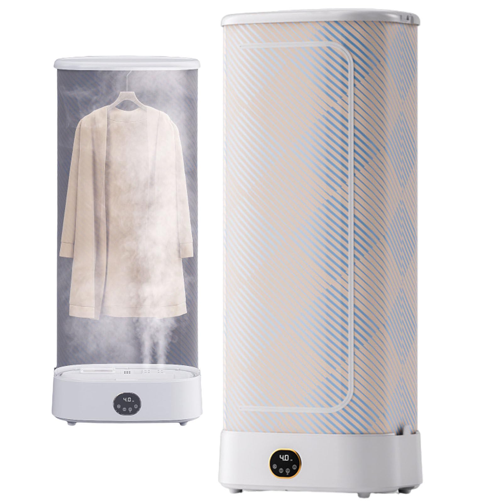 Lilishangmao Women's Multicolor Upgraded Portable Automatic Clothes Dryer, Fast Drying Of Clothes, Steam Press Ironing Machine, Holds 10-15 Garments, 0-240 Min Timer, 360° Hot Air Circulation, For Indoor, Camping
