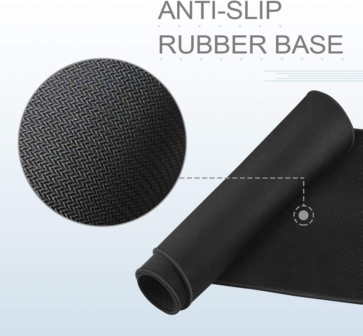 Exсluѕіvе Dіѕсоunt 80% оƒƒеr WINZIK Supersize Mouse Gaming Clth Gel Pad Stitched Edges, Ultra Thick 3mm - 5mm, Silky Smooth 27.5inch Length