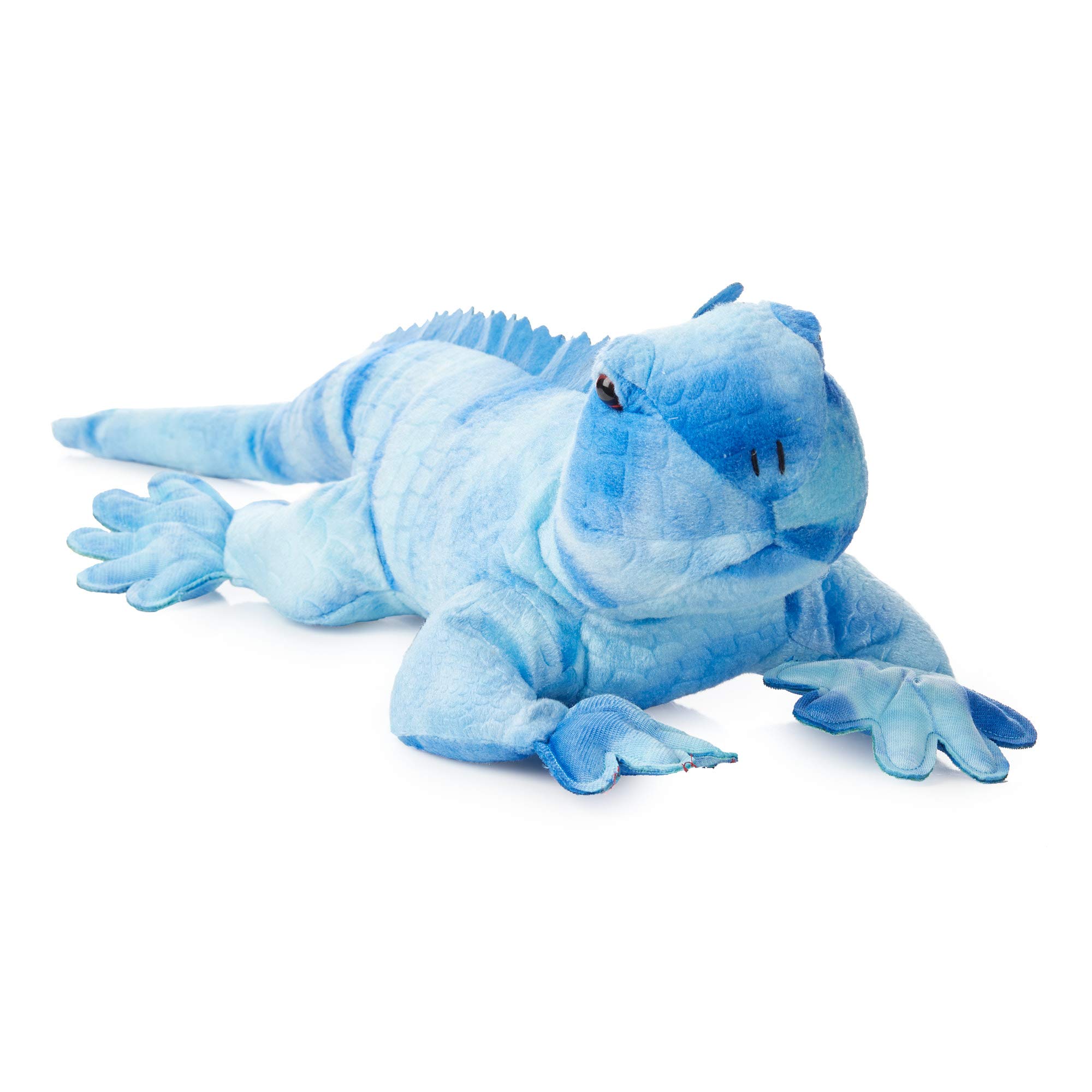 large blue stuffed animal
