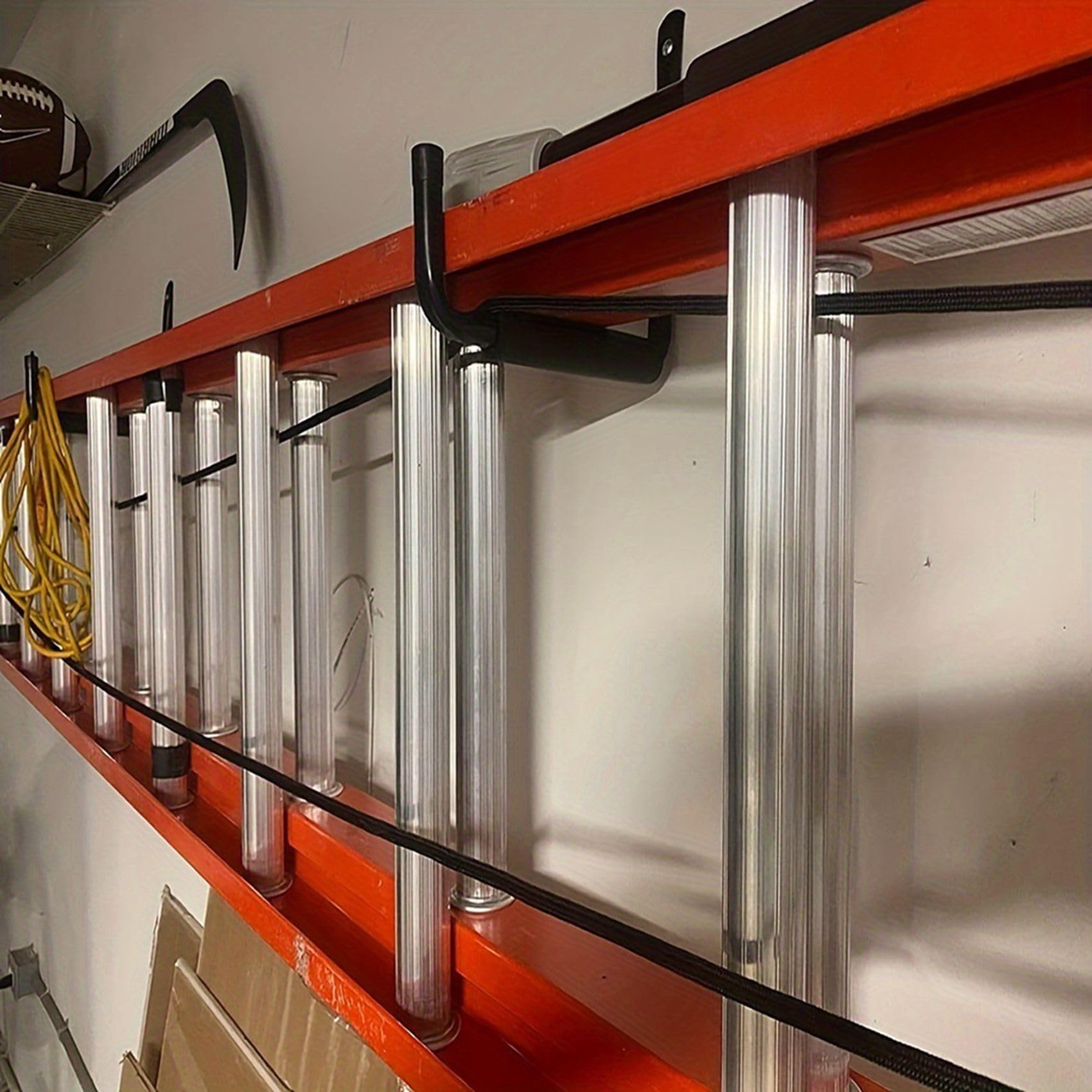 8X Kayak Bastidores de Alta Resistencia Montado en la Pared Kayak Almacenamiento Kayak Perchas de Almacenamiento para Canoa Kayak Garaje Tabla de Paddle