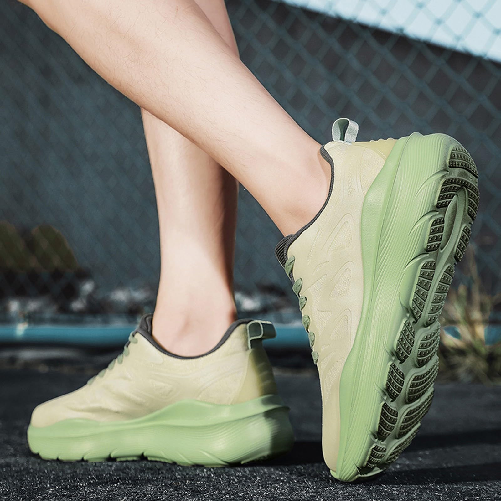 Scarpe Ginnastica Uomo Scarpe Palestra Uomo Estive da Sneakers in Tela Bianche Eleganti Alte Running Ammortizzate Rialzate Invernali Traspiranti Neutre Padel Sportive 51 Ragazzo Leggere Bambino