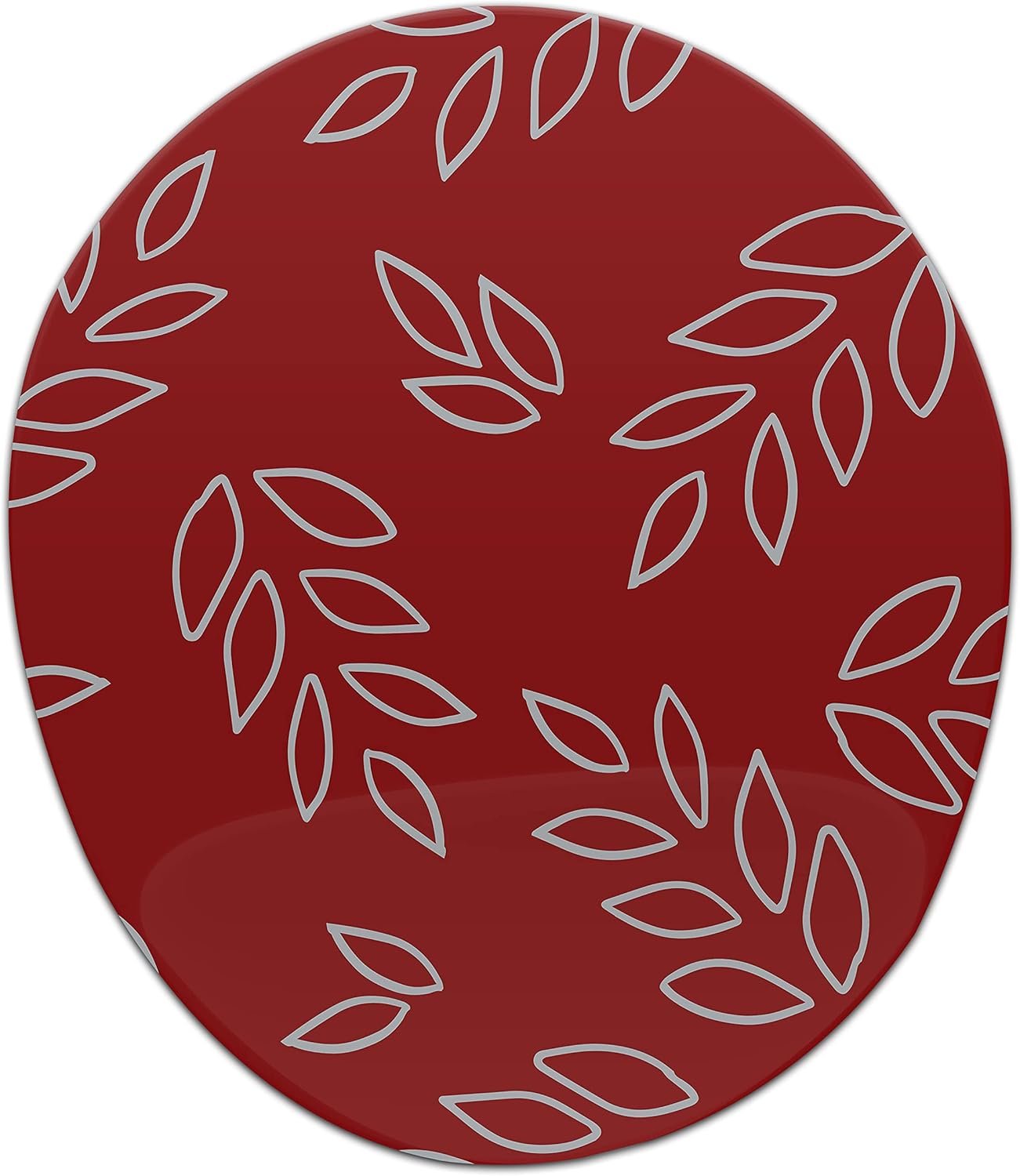 Bonamaison, Ergonomic Mouse Pad with Wrist Rest, Digital Printed Mouse Mat for Tendon Sheath Problems, Non-Slip Base, for Office and Home, Size: 20 x 23 cm