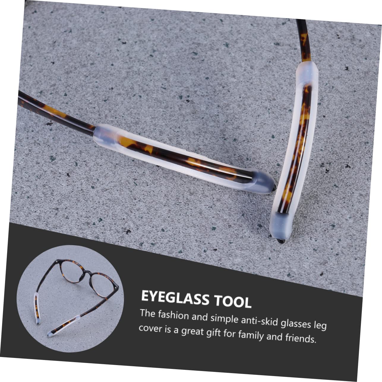 DOITOOL 10pares Funda Antideslizante para Gafas Protector de Orejas de Tapas de Silicona Fundas Patas Gafas Uso Diario Actividades al Aire