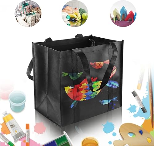 Miniatura 6 de Anleo Bolsas reutilizables para comestibles, con capacidad para más de 44 libras, bolsas de compras grandes y duraderas con asas reforzadas, 12