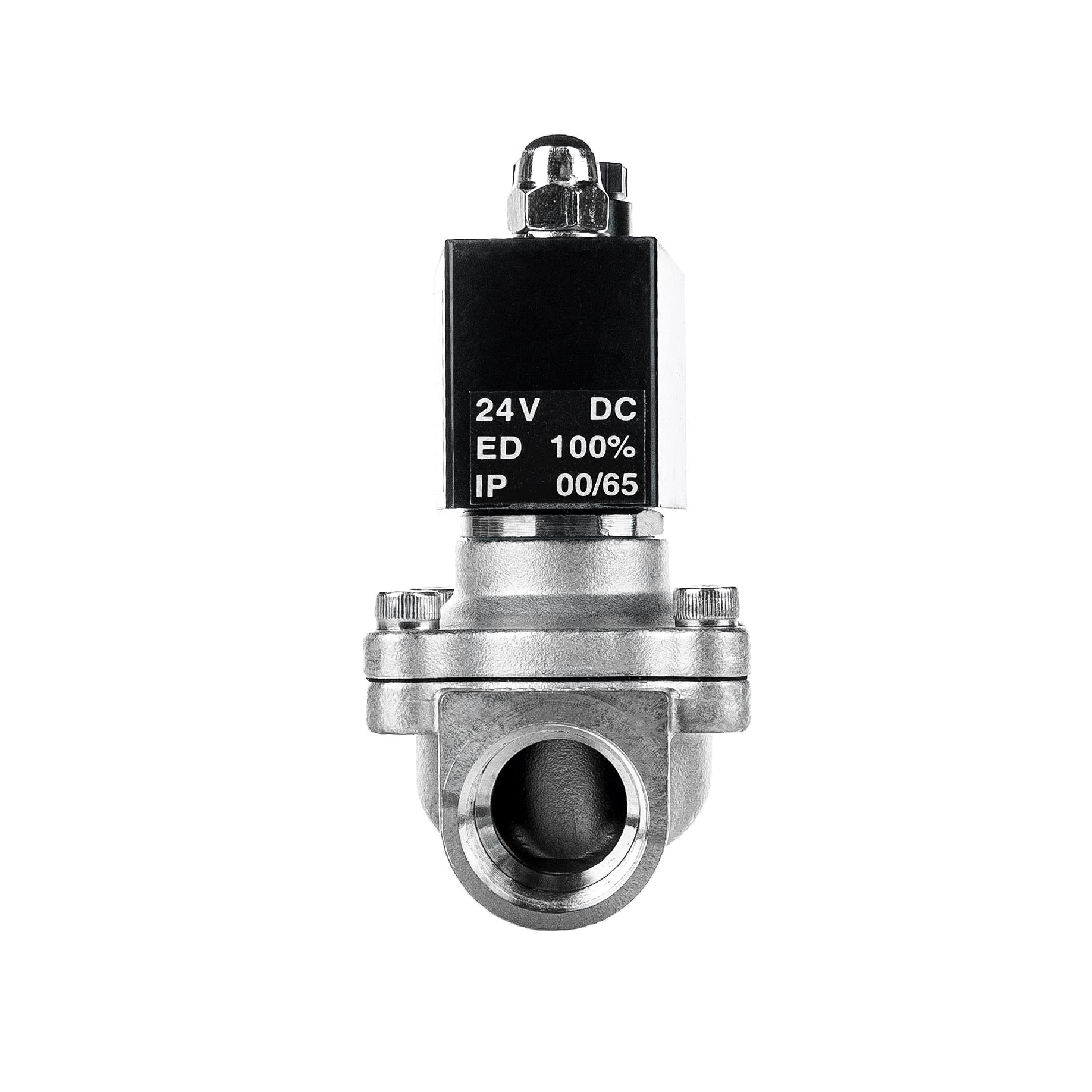 FSA Elettrovalvola in Acciaio Inox 304 3/4" 24V DC 0-10 bar EPDM normalmente chiusa