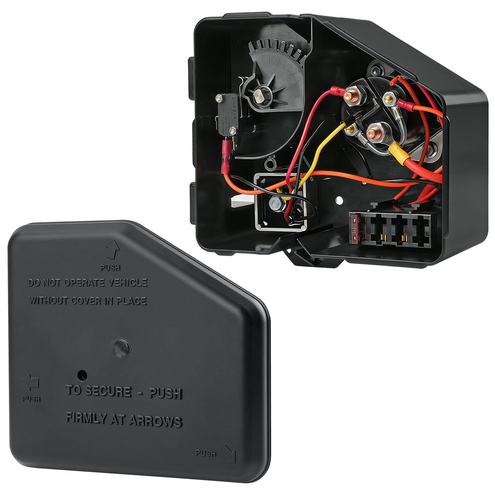 CLUBRALLY Club Car Electrical Component Box Asm/Electrical Box Cover, Fits for Gas Club Car DS 1992-2015, OEM#1013609, 1015777/102711201, 1015373,