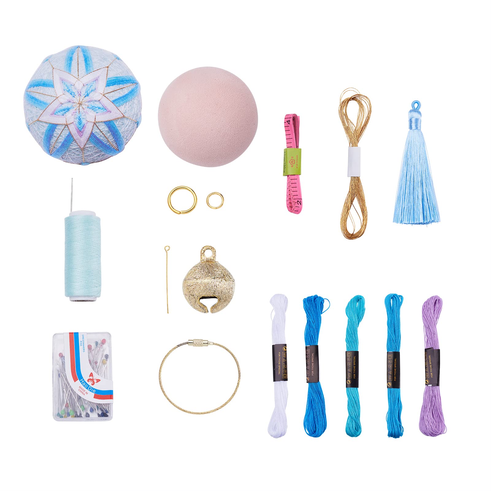 Amazon | Beadthoven 1セット入り DIYてまりキット 手毬 手鞠