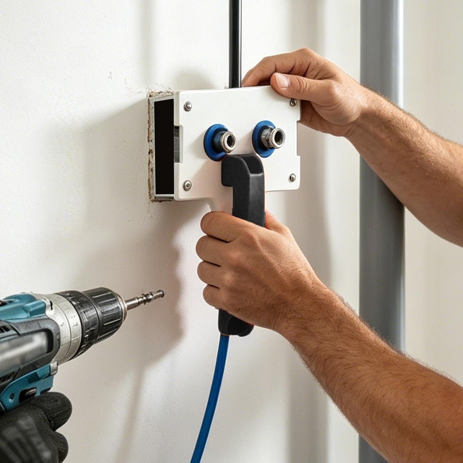 Herramienta Pasacables - Herramienta Guía Accionada Por Taladro Electricista | Pasacables Para Conductos Estrechos | Para Proyectos De Cableado Industrial E Hidroeléctrico Tuberías Metálicas
