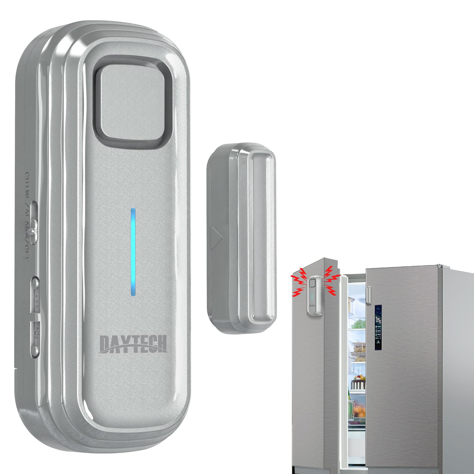 Alarme de porte frigo 120 dB avec délai de fermeture programmable