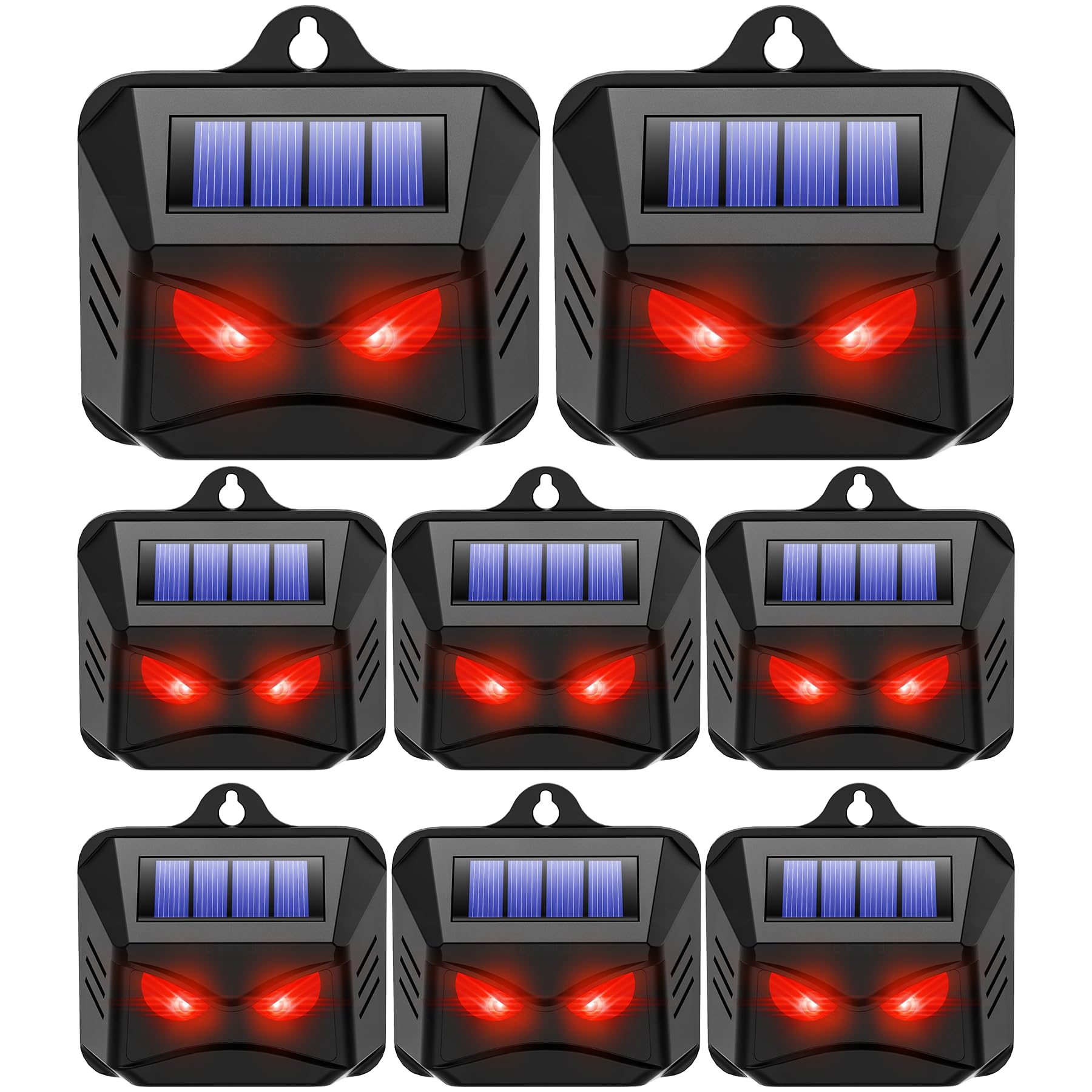 Répulsif solaire pour animaux (Lot de 8) - Protection efficace du jardin et potager