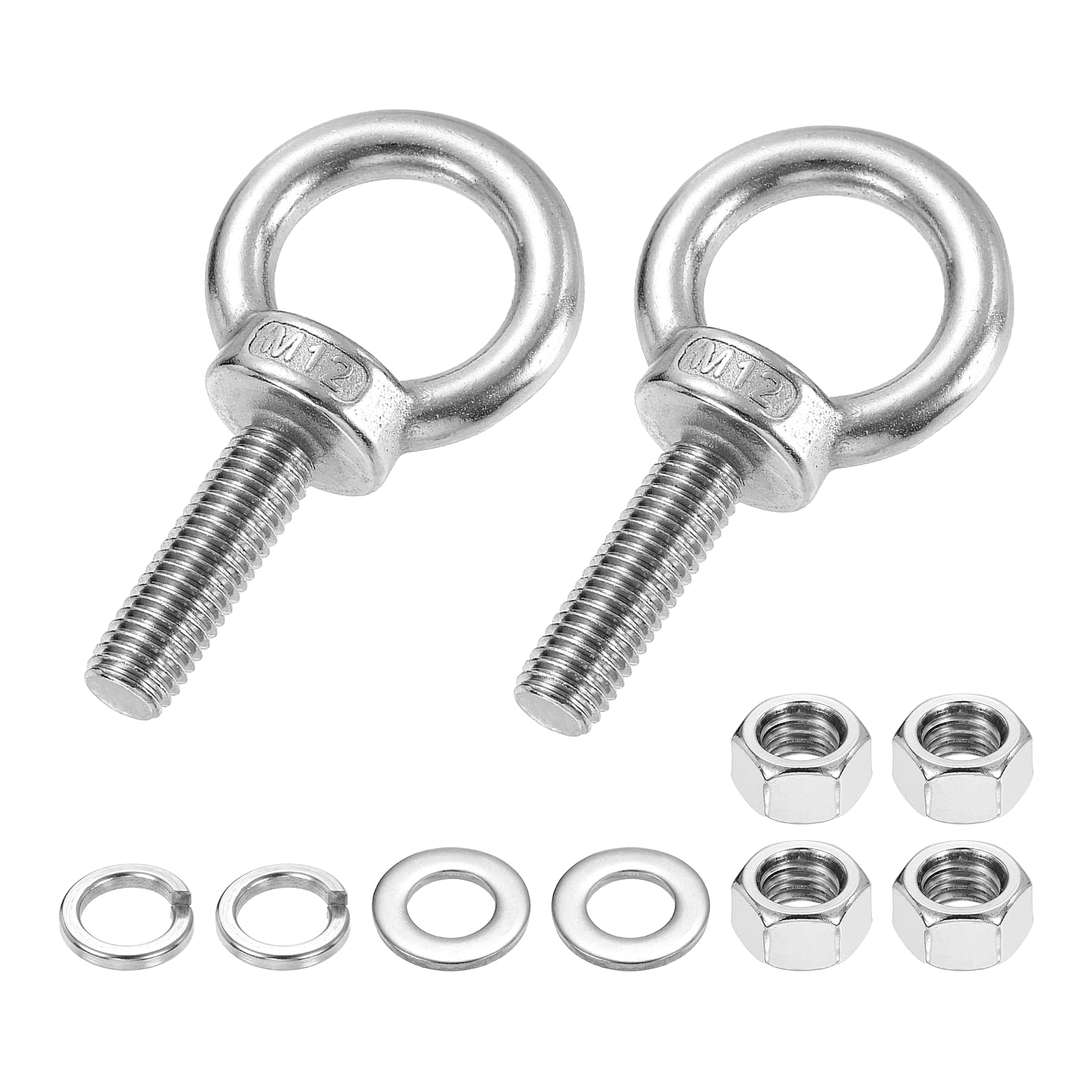 PATIKIL M12 x 40mm Eye Bolt