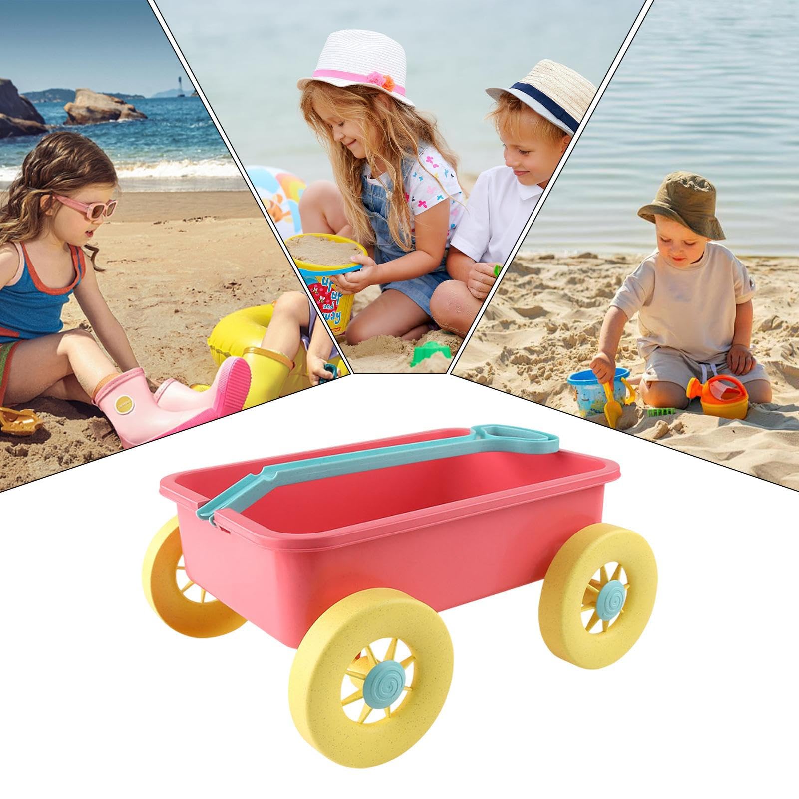 Kids Beach Trolley, giocattolo del carrello da spiaggia Trollley da | Giocattolo da esterno finemente lucido per piscina, lago, cortile e giardino