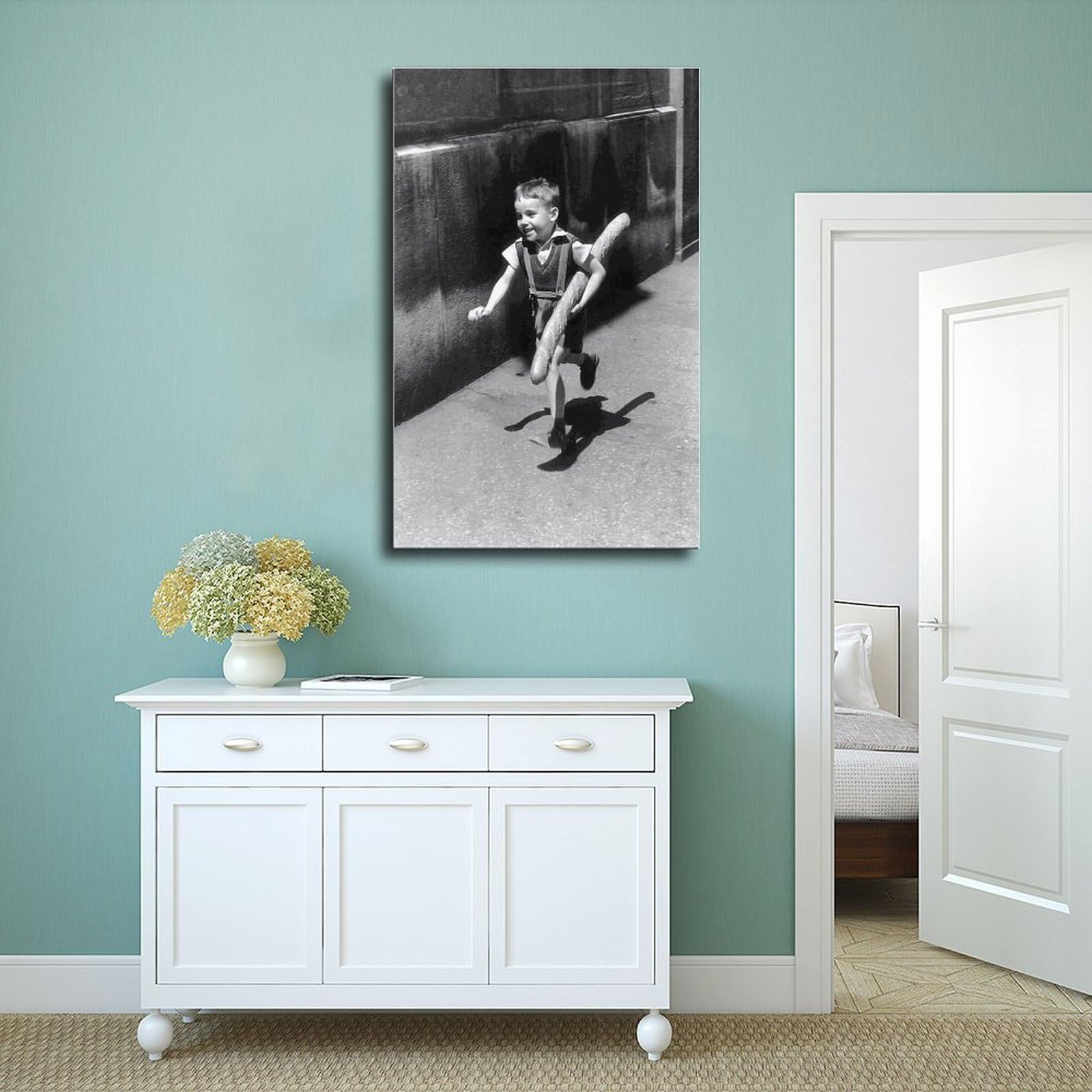 Poster Su Tela Robert Doisneau 30x45 Cm, Stampa Artistica, Opera D'arte Per Parete, Decorazione Casa