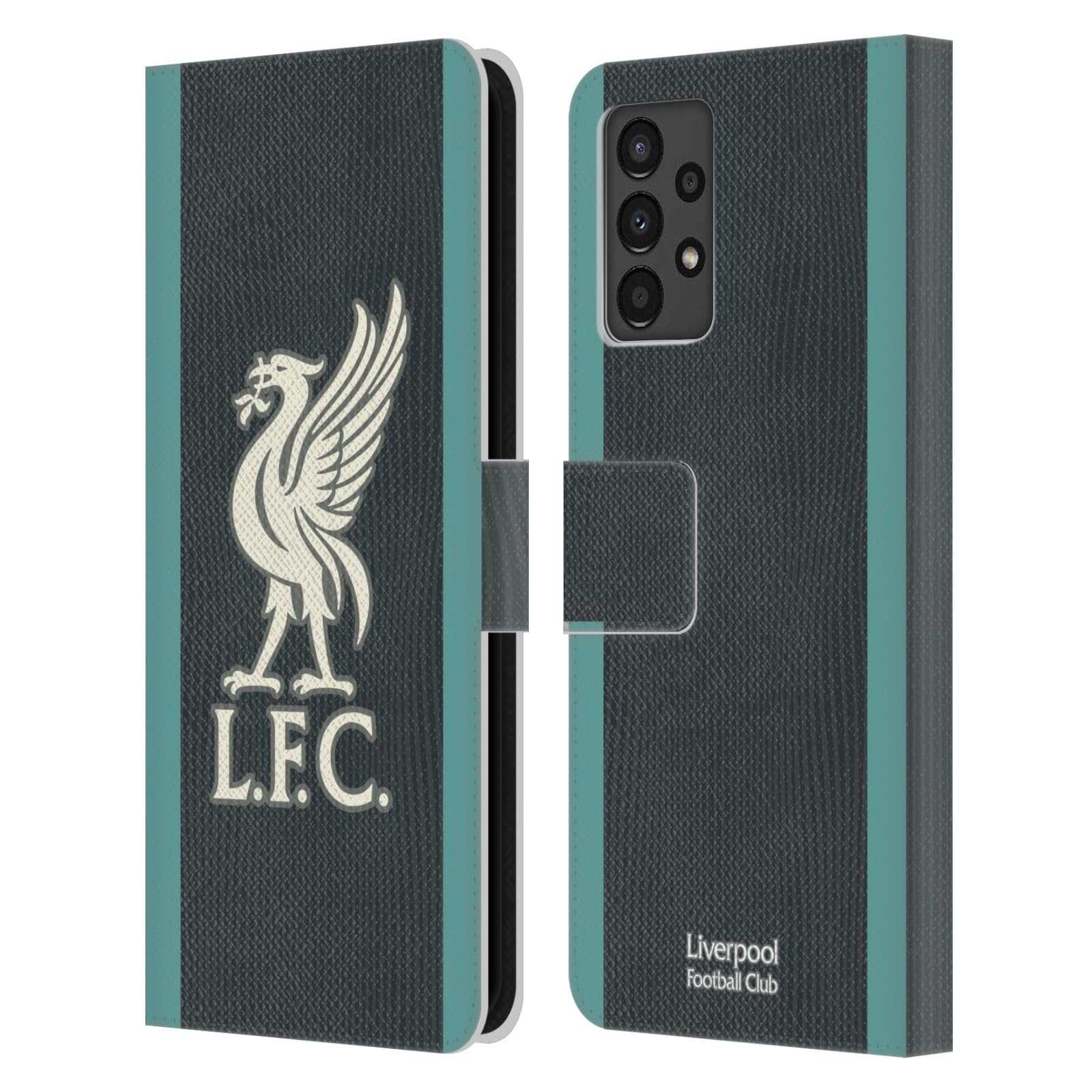 Head Case Designs Officially Licensed Liverpool Football Club Away Kit 2024/25 Leather Wallet Case Compatible With Samsung Galaxy A13 (2022) — image 1