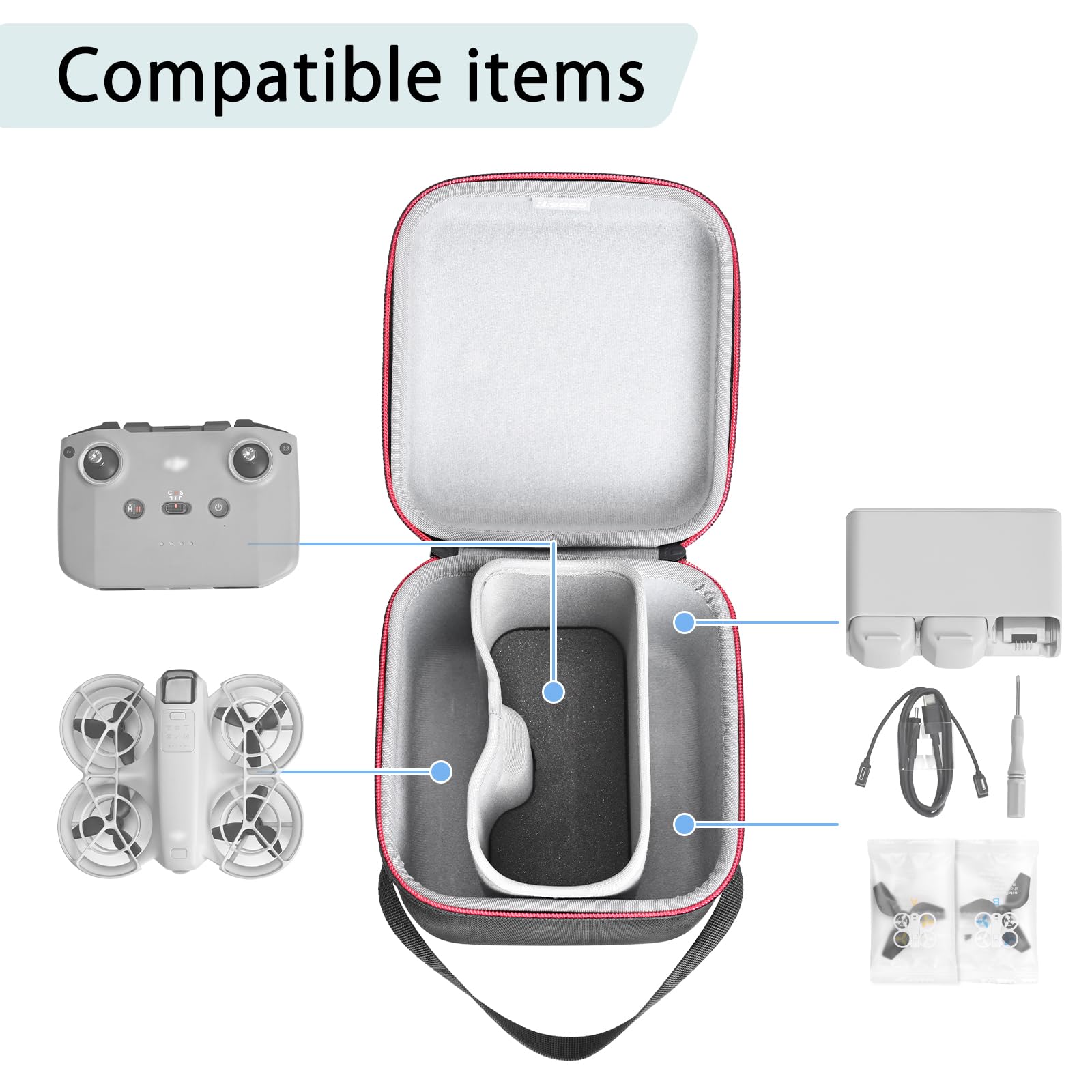 DJI Mini 4K Fly More Combo : drones & accessoires supplémentaires