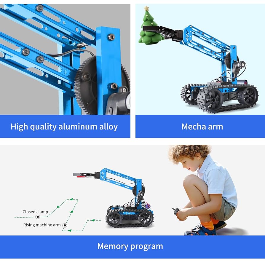 VANLINNY JK01 メカアーム 12歳以上 Amazon.com: VANLINNY Robotic Arm Kit, Science Kits for Kids