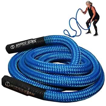 [バトルロープ]　hyper wear ハイパーロープ　25フィート　ブラック Hyper Rope Flex Metal Core Battle Ropes Alternative » Hyperwear