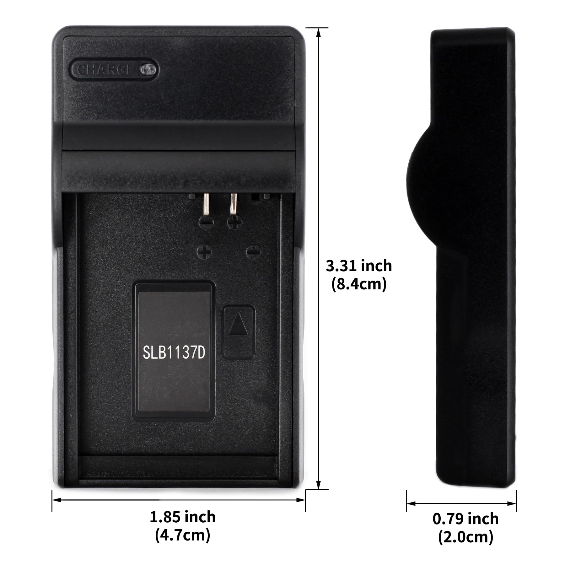 Norifon SLB-1137D USB Ładowarka do Samsung i100, i80, i85, L74 Wide | Kompatybilny z Samsung NV100HD, NV103, NV106 HD, NV11, NV24HD, NV30, NV40, TL34HD Aparat