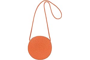 Womens Small Round Straw Crossbody Bag: Perfect Summer Accessory