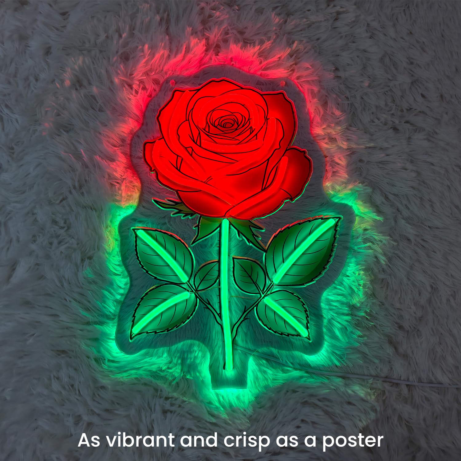 Neonowy szyld LED z czerwonymi różami, podświetlane lampki kwiatowe, podświetlany neonowy szyld miłosny z cokołem do sypialni, sypialni, korytarza, garażu, baru, pokoju zabaw, mężczyzny, dziewczynki