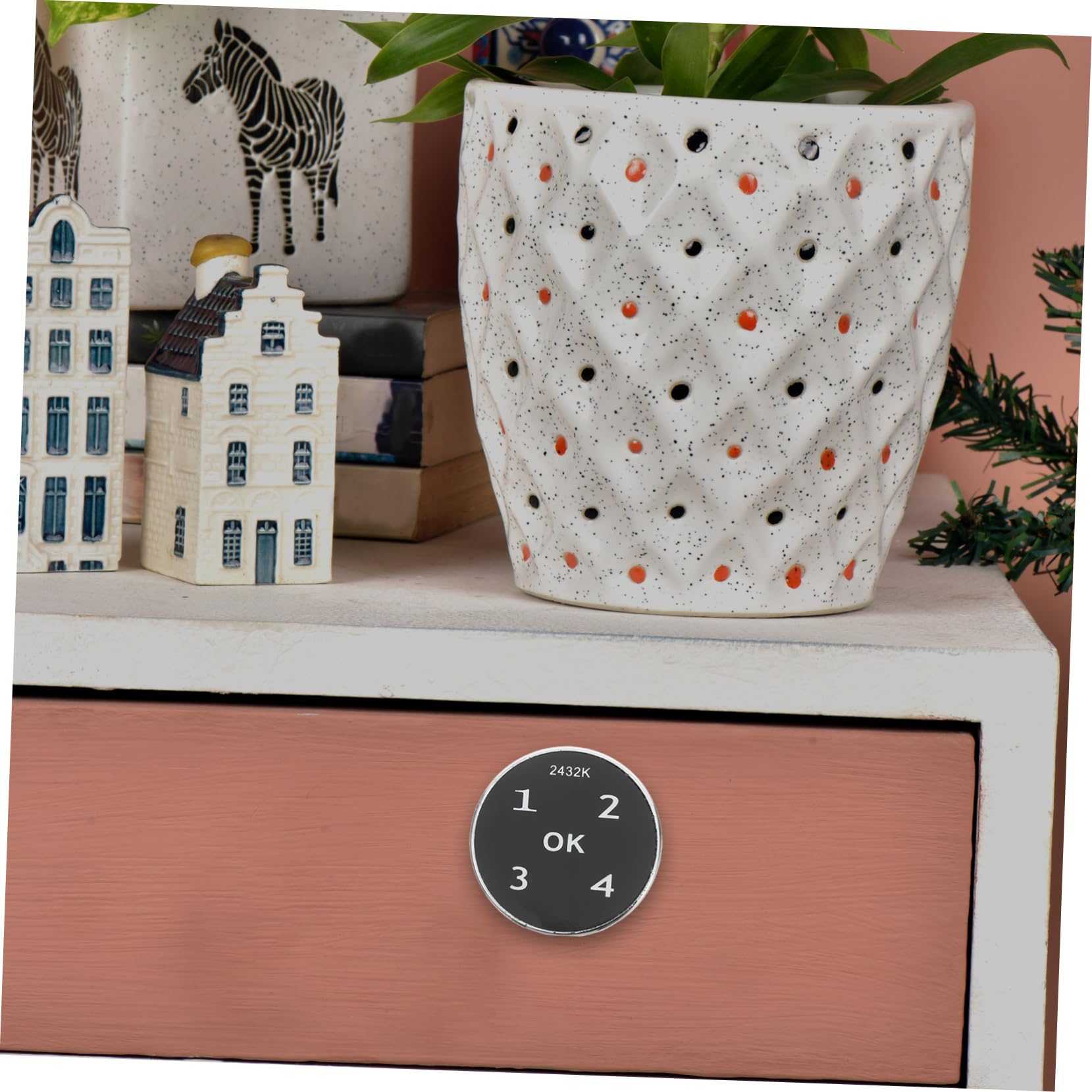 EXCEART 2 Pezzi Serratura con Codice per Armadietti Serratura Digitale Tastiera Touch Screen per Sicurezza Armadi e Materiale Resistente e Facile da Installare