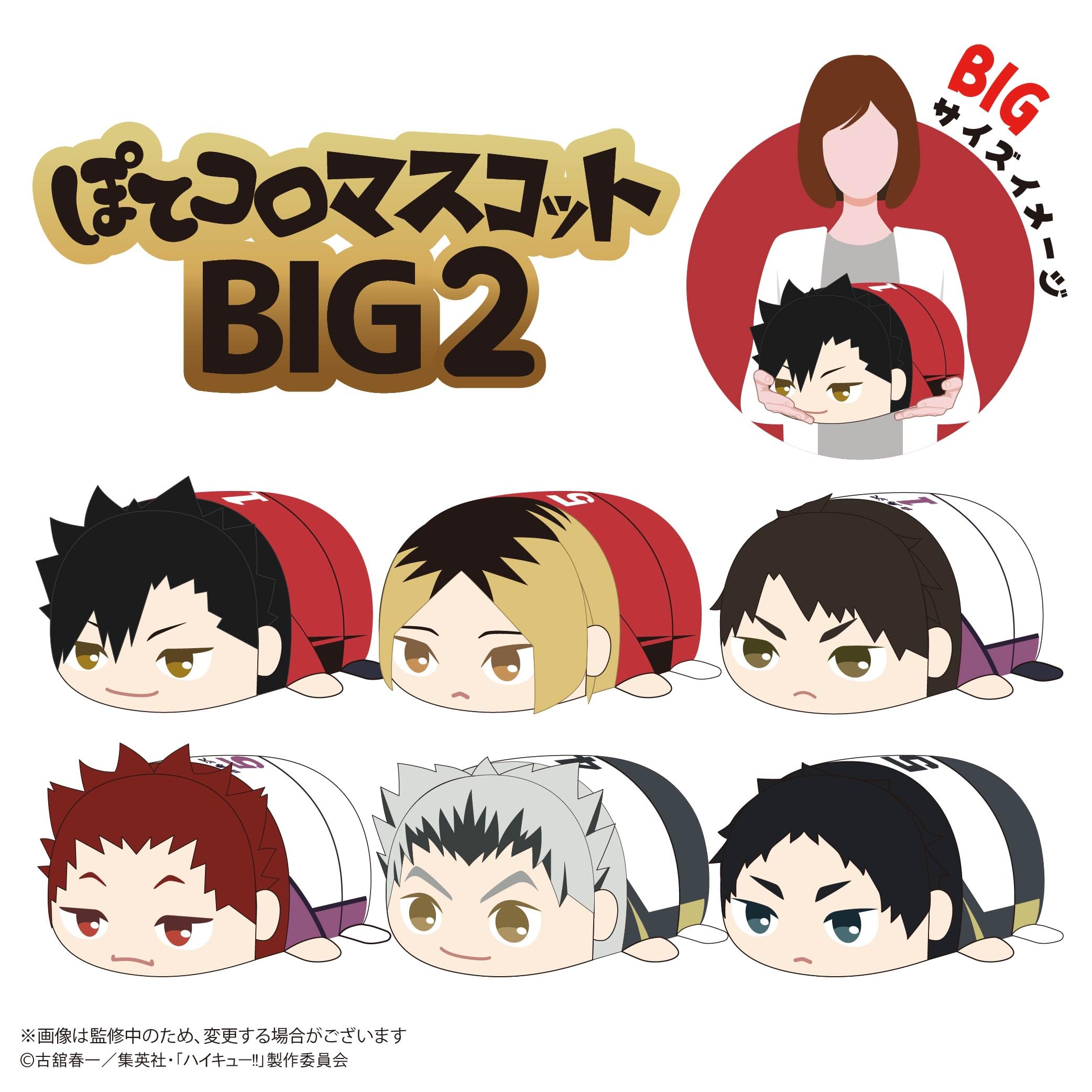 Amazon.co.jp: ハイキュー!! ぽてコロマスコットBIG2 C：牛島 若利
