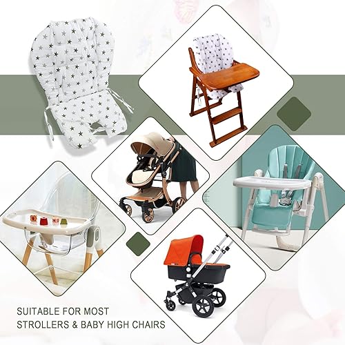 Miniatura 6 de Kocpudu High Chair Pad,highchair/seat Cushion/Breathable Pad,Soft and Comfortable,Light and Breathable, Cute Patterns,Suitable for Most High