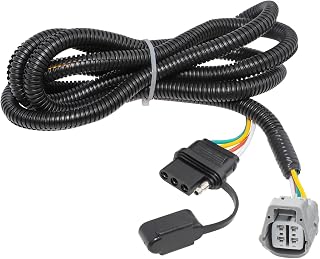 MECMO 4 Way Trailer Wiring Harness 56083 for 2020-2024 Toyota Highlander, for Lexus RX350 & RX450h (2010-2023), Lexus RX350L (2018-2022), 4 Pin Flat Tow Hitch Wire (Factory Tow Package Requires)