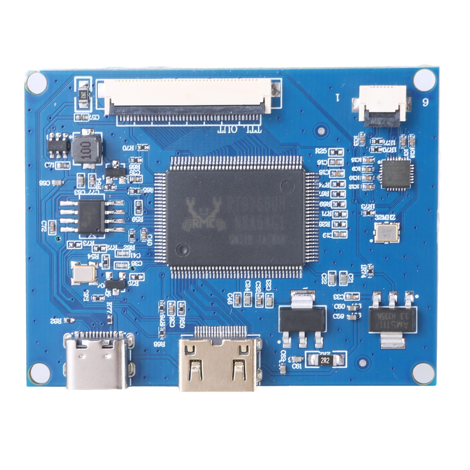 LCD Driver Board 40pin 5" LCD Screen Controller Module Board 1-Channel Sighnal Output 800x480 LCD Driver Circuit