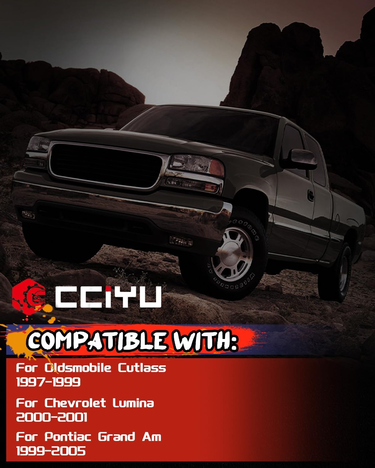 cciyu Ignition Lock Cylinder and Starter Switch Replacement Fits for 1997-2005 for Chevrolet Malibu Impala Monte Carlo for Oldsmobile Alero Cutlass Intrigue for Pontiac Grand Am